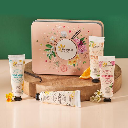 Coffret crèmes mains évasion florale