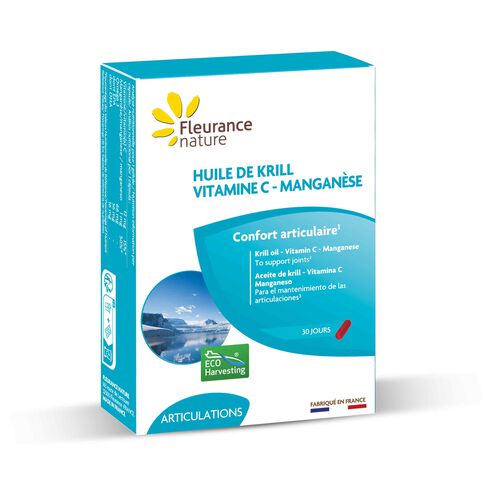 KRILL (Huile de krill, Vitamine C, Mangan&egrave;se) compl&eacute;ment alimentaire