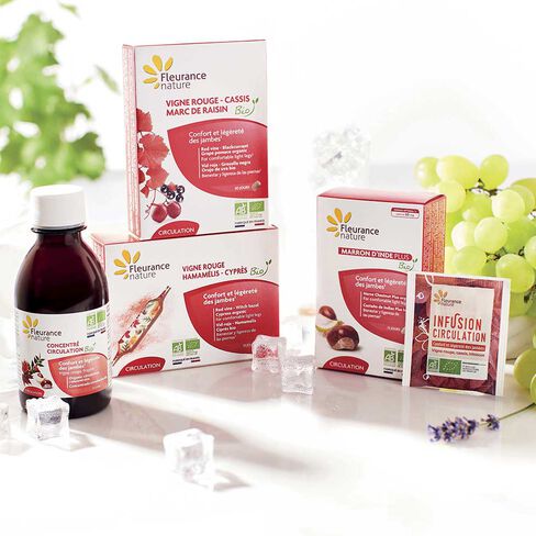 Vigne Rouge - Cassis - Marc de raisin compl&eacute;ment alimentaire bio