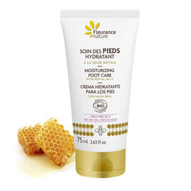 Moisturizing foot care with Royal Jelly