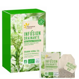 Organic draining herbal tea