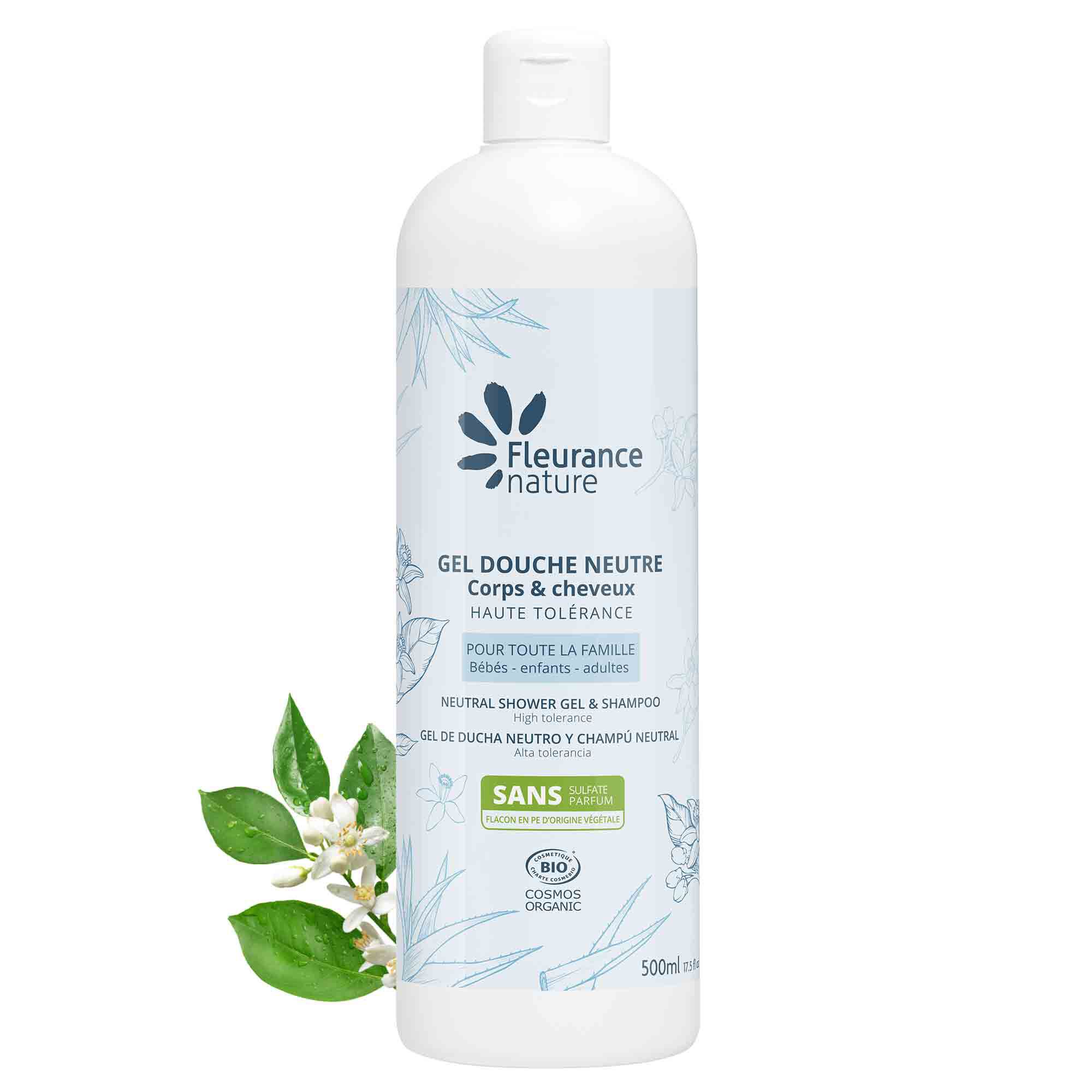 Neutral shower gel Fleurance Nature