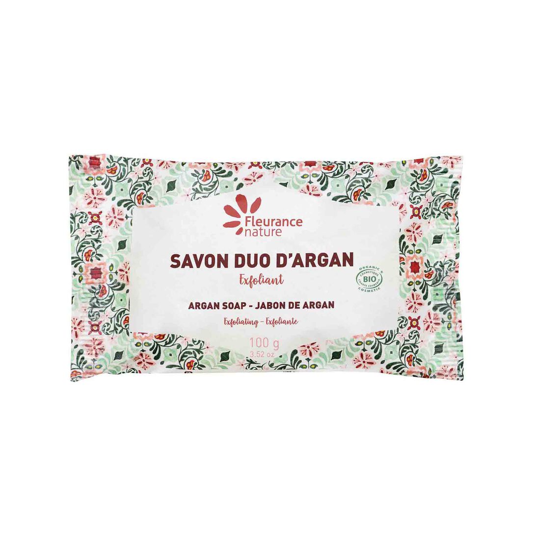 fleurance nature Savon exfoliant régénérant duo d'Argan