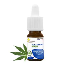 Huile détente CBD sublinguale