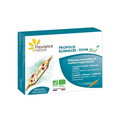 Ampoules Propolis Echinac&eacute;e Thym