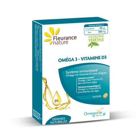 Om&eacute;ga 3-Vitamine D3