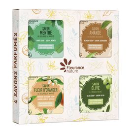 Coffret de 4 savons parfumés