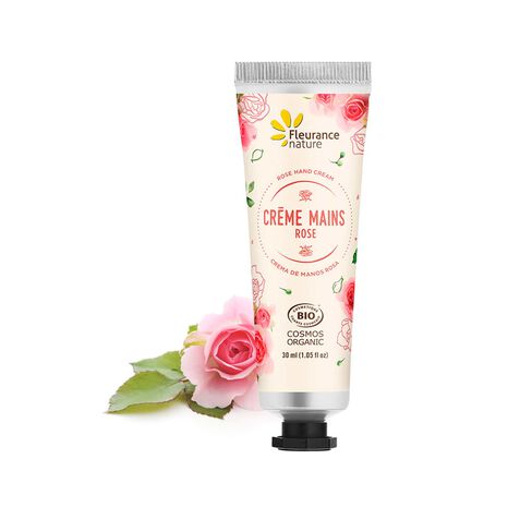 Crème mains à la Rose cosmétique bio