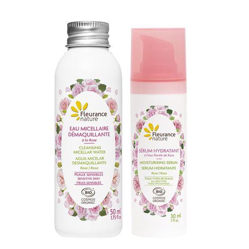 Duo fraicheur à la rose bio Fleurance Nature