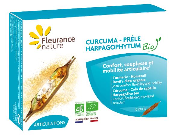 Ampoules de Curcuma - Harpagophytum - Prêle