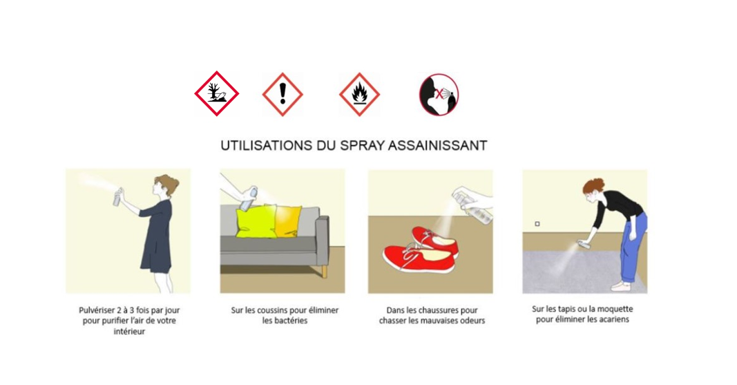 Comment utiliser un spray assainissant ?