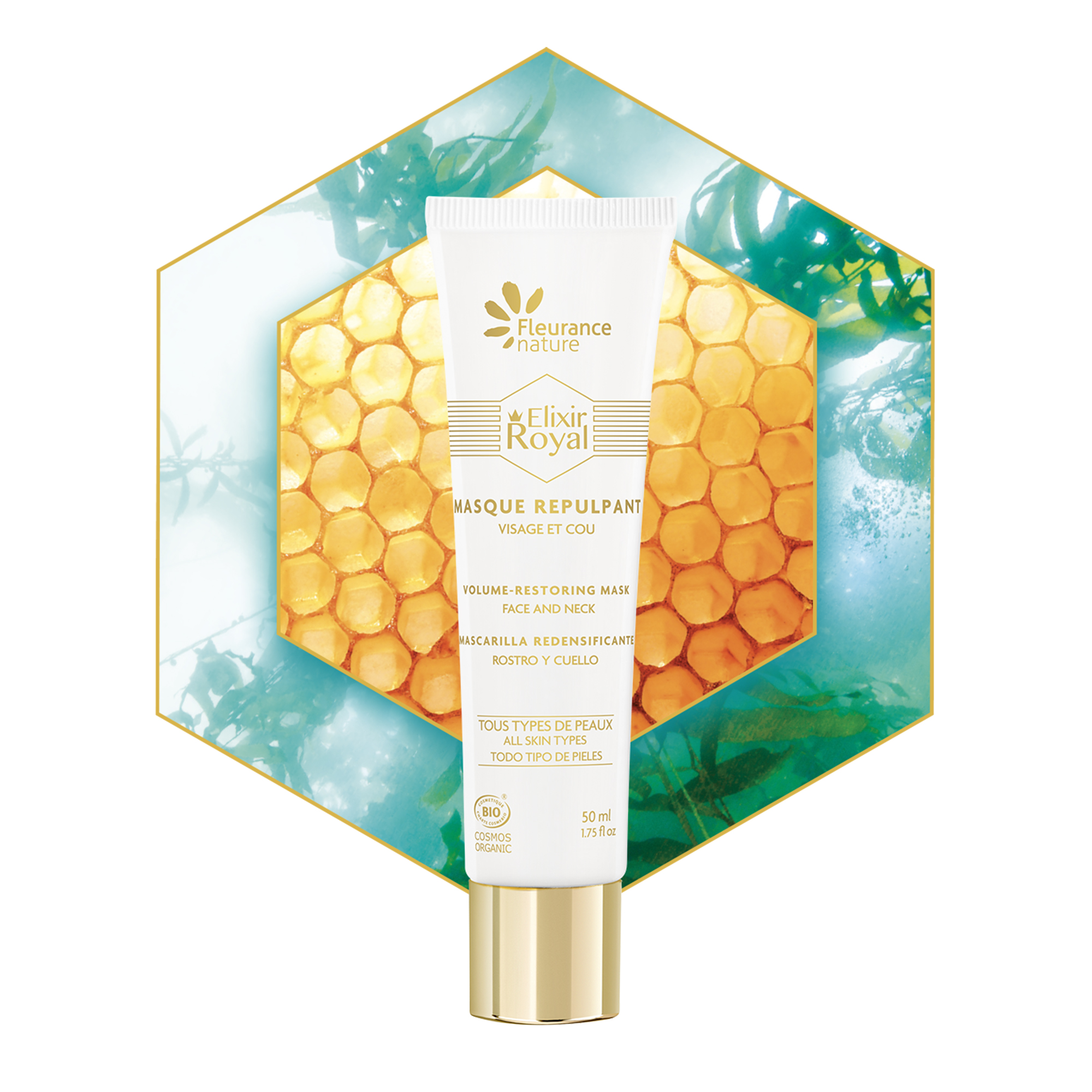 Elixir Royal volume-restoring anti-wrinkle mask - Fleurance Nature
