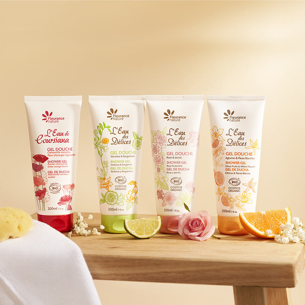 Natessance Duschgel Jasmin | Sulfatfrei & Bio | 1 Liter | Sanfte Reinigung Mit Blumenduft